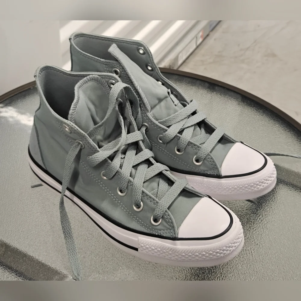 Converse Women's Chuck Taylor All Star Oil Slick Toe Cap Hi-Top Trainers Size7,5 - Picture 5 of 10